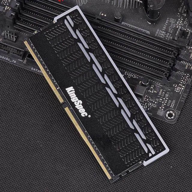 Alt view image 6 of 7 - KingSpec DDR4 RAM RGB 16GB Memory 3600 MHz 288-Pin 1.35V UDIMM with Heatsink for Computer Desktop PC Memories Module Gaming