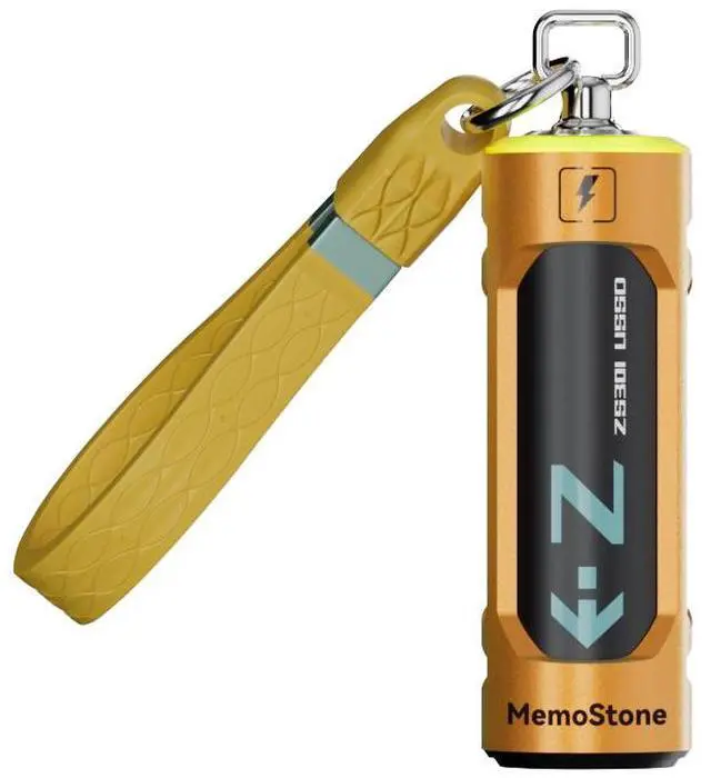 Main image of MemoStone 512GB 20Gbps Extreme Portable SSD - Up to 1900MB/s - USB-C, USB 3.2 Gen 2 - RGB External Solid State Drive - ZS301, Yellow