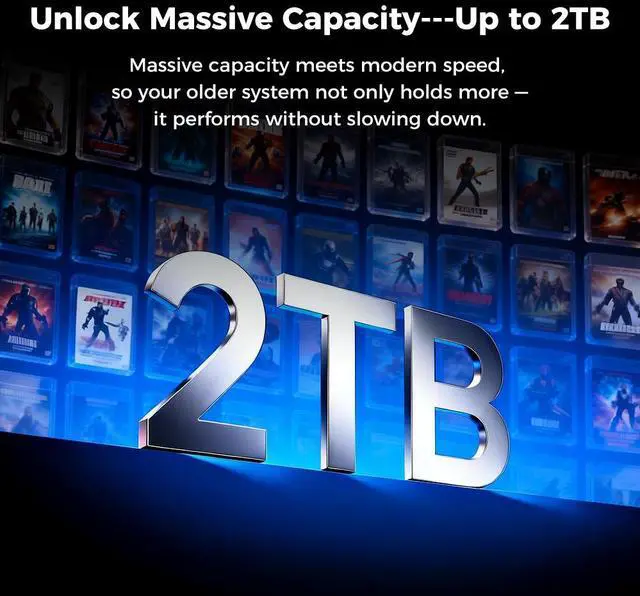 Alt view image 4 of 7 - KingSpec M.2 2280 512GB PCIe Gen3 x4, NVMe 1.3 3D NAND Internal Solid State Drive (SSD), up to 3000MB/s