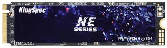 Main image of KingSpec M.2 2280 512GB PCIe Gen3 x4, NVMe 1.3 3D NAND Internal Solid State Drive (SSD), up to 3000MB/s