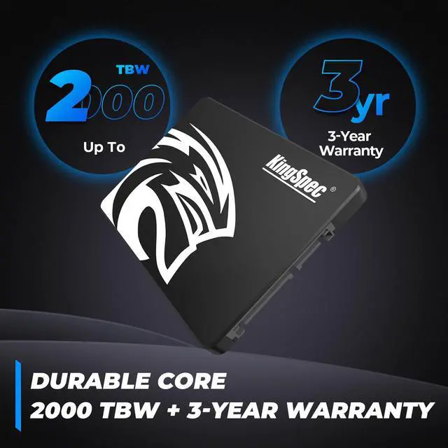 Alt view image 5 of 7 - KingSpec SSD Internal  256GB Solid State Drive 2.5 Inch SATA III NAND Flash Data Storage PC laptop Desktop Notebook Transfer for GeForce Radeon