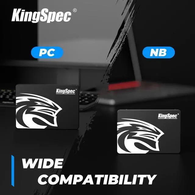 Alt view image 6 of 7 - KingSpec SSD Internal  256GB Solid State Drive 2.5 Inch SATA III NAND Flash Data Storage PC laptop Desktop Notebook Transfer for GeForce Radeon