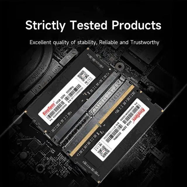 Alt view image 4 of 5 - KingSpec DDR4 4GB Laptop Memory Module Ram SODIMM 2666MHz 1.2V