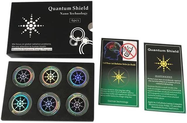 Alt view image 6 of 6 - 6pcs Quantum Shield Sticker Mobile Phone Sticker For Cell Phone Anti Radiation Protection from EMF Fusion Excel Anti-Radiation Gold
