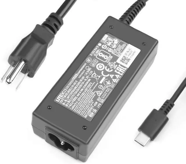 Alt view image 4 of 7 - 45W USB-C Charger for Acer Chroembook 15 CB515-1H CB515-1H-C4H0 Laptop PA-1450-78 20V 2.25A Power Supply Adapter cord