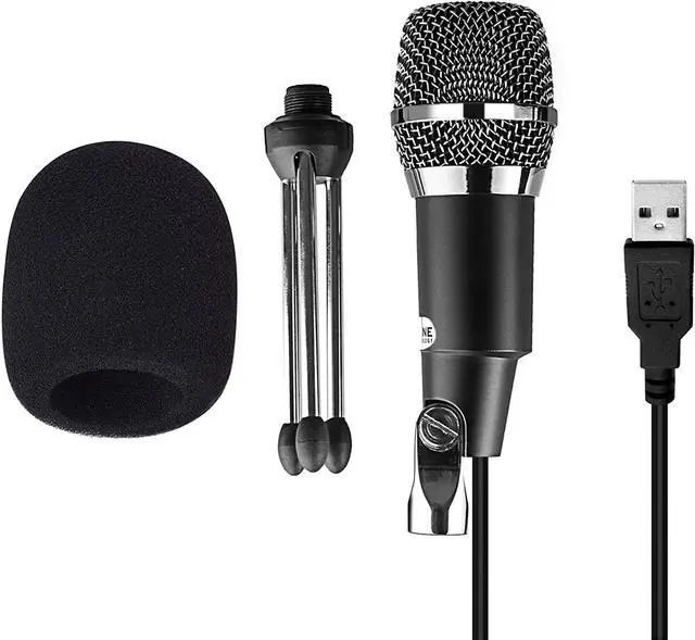Alt view image 4 of 7 - FIFINE USB Microphone, Plug and Play Home Studio USB Condenser Microphone for Skype, Recordings for YouTube, Google Voice Search, Games, for Windows and Mac-K668