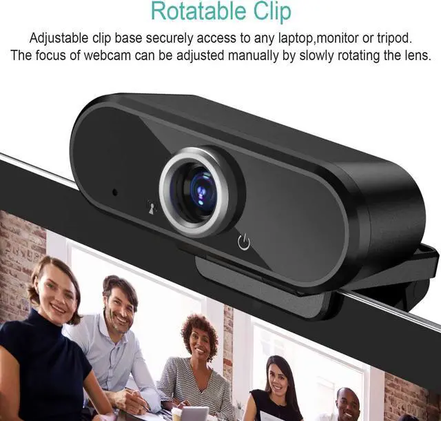 Alt view image 6 of 7 - Youlisn Webcam with Microphone, 1080P Full HD Webcam Streaming Computer Web Camera for Video Calling Conferencing Recording, USB Webcams for PC Laptop Desktop