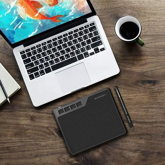 Alt view image 6 of 7 - GAOMON S620 6.5 x 4 Inches Graphics Tablet with 8192 Passive Pen 4 Express Keys for Digital Drawing & OSU & Online Teaching-for Mac Windows Android OS