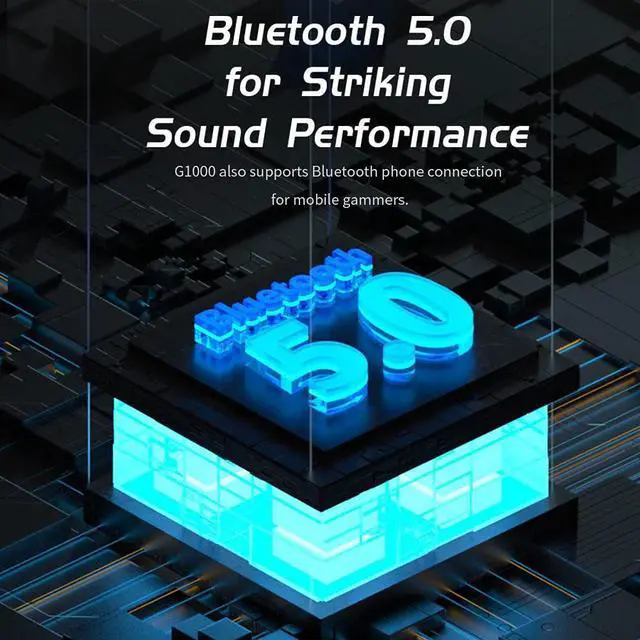 Alt view image 3 of 6 - Bluetooth 5.3 Gaming Speakers,10W PC USB Computer Speakers for Laptop Desktop 3.5mm aux Input Hecate G1000 Black