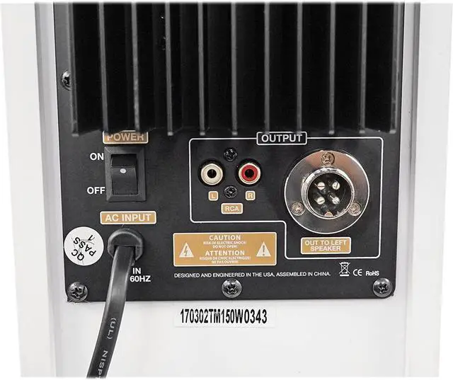 Alt view image 5 of 7 - Rockville TM150W Powered Home Theater Tower Speaker System, White, 1000W, 10" Subwoofers, Bluetooth, USB/SD Playback, FM Radio, Remote Control, Karaoke Ready, Perfect for Home Entertainment