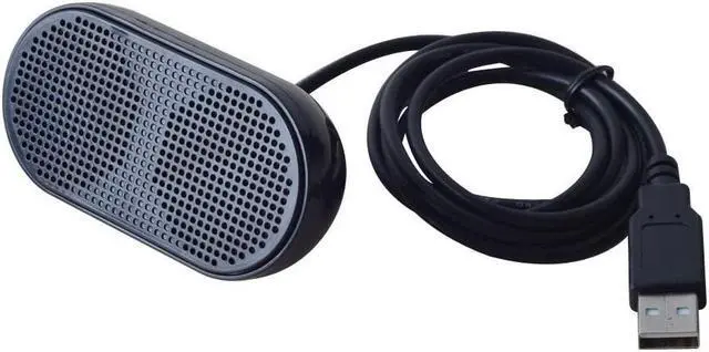 Main image of HONKYOB USB Mini Speaker Computer Speaker Powered Stereo Multimedia Speaker for Notebook Laptop PC(Black)