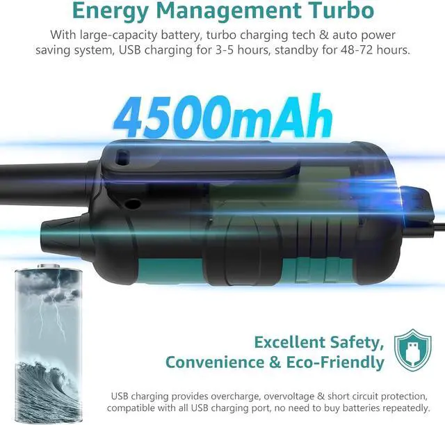 Alt view image 3 of 6 - Walkie Talkies for Adults Rechargeable Long Range 6 Pack, Multi-Purpose FRS 2 Way Radios with NOAA USB Chargers 4500mAh Battery for Family Farm Warehouse Working Camping Hiking Skiing Cruise