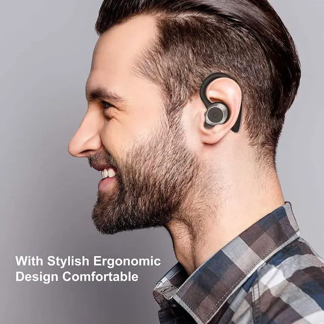 Alt view image 7 of 7 - comiso Wireless Earbuds Bluetooth Headphones, True Wireless in Ear Bluetooth 5.1 Earbuds with Microphone, Deep Bass, IPX7 Waterproof Loud Voice Earphones for Sport Outdoor Running Gym Workout(Black)
