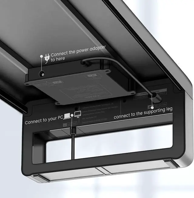 Alt view image 6 of 7 - Vaydeer Wireless Charging and USB 3.0 Monitor Stand, Monitor Riser for Desk with Storage, Single Shelf Holder Raiser Organizer for Computer iMac Laptop PC Screen, Heavy Duty Gift Gaming Studio Office