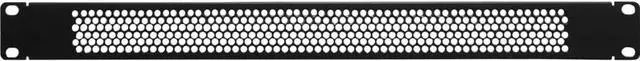 Main image of Navepoint 1U Blank Rack Mount Panel Spacer with Venting for 19-Inch Server Network Rack Enclosure Or Cabinet Black