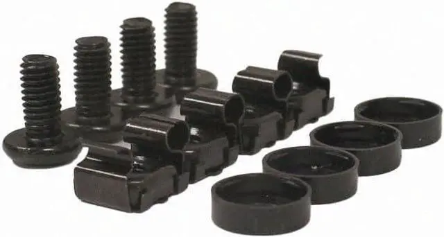 Alt view image 3 of 3 - NavePoint 1U Plastic Rack Mount Horizontal Cable Manager Duct Raceway for 19 Inch Server Rack