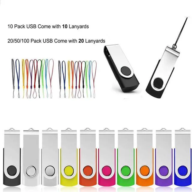 Alt view image 6 of 7 - 2GB USB Flash Drive 10 Pack 2GB Stick Pen Drive Memory Stick USB2.0 Pendrive 2GB Thumb Drive Bulk for Fold Date Storage Memoria USB 2GB (Bulk 10 PCS - Mixed Colors: Black/Blue/Purple/Green/Red)