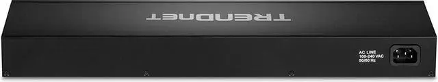 Alt view image 7 of 7 - TRENDnet 24-Port Gigabit Switch with 2 X 10G SFP+ Slots, Fanless Design, 19 1U Rack mountable, TEG-30262,Black, Welcome to consult