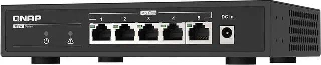 Alt view image 4 of 6 - QNAP 5 Port 2.5Gbps auto Negotiation (2.5G/1G/100M), W125786480 (Negotiation (2.5G/1G/100M), unmanagement Switch QSW-1105-5T, Unmanaged, Gigabit Ethernet (10/100/1000))
