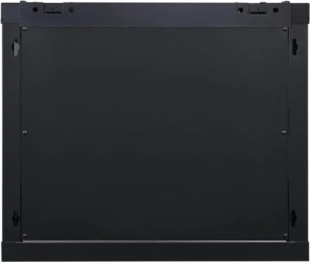 Alt view image 5 of 7 - 9U Professional Wall Mount Network Server Cabinet Enclosure 19-Inch Server Network Rack 16-Inches Deep Black