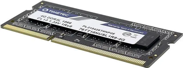 Alt view image 3 of 3 - Timetec DDR3-1866L 4GB Replacement for Synology D3NS1866L-4G Non-ECC Unbuffered SODIMM DDR3L 1866Mhz PC3L-14900 1.35V Memory RAM (Compatible for DS620slim, DS218+, DS718+, DS918+, DS418play)