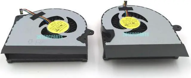 Alt view image 3 of 3 - New for G751 G751J G751JM twin cooling fans (L+R) 5V Thickness 14MM