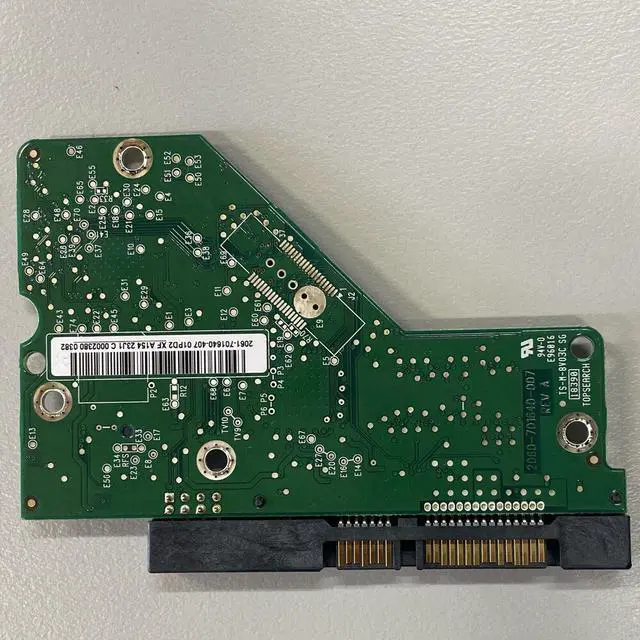 Alt view image 3 of 5 - 2 TB SATA HDD PCB Board 2060-701640-007 REV A R/N 701640