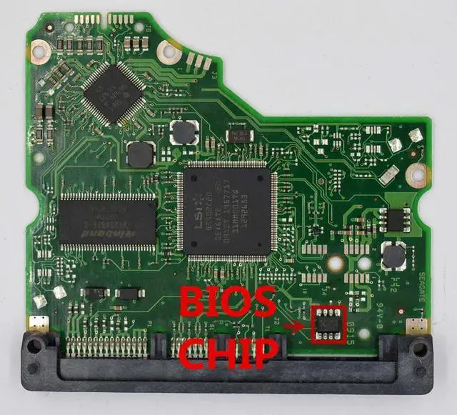 Alt view image 2 of 3 - HDD PCB Logic Board/ 100536501 REV A