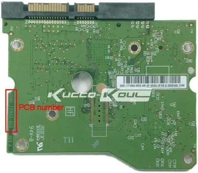 Alt view image 3 of 3 - hard disk circuit board/ 2060-771642-003 REV A , 2060 771642 003 ,2061-771642-W03 , 2061-771642-X03 , WD2002FAEX