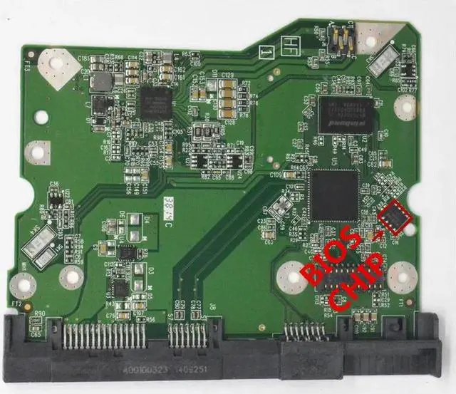 Alt view image 2 of 3 - hard driver PCB Board HDD PCB / 2060-800001-005 REV P1 800001-205  / WD60EFRX , WD60PURX