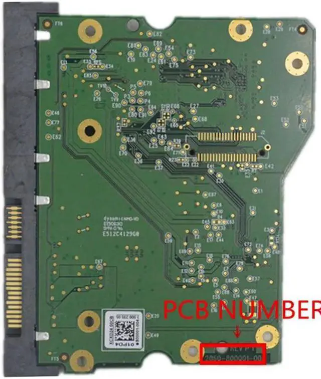 Alt view image 3 of 3 - hard driver PCB Board HDD PCB / 2060-800001-005 REV P1 800001-205  / WD60EFRX , WD60PURX