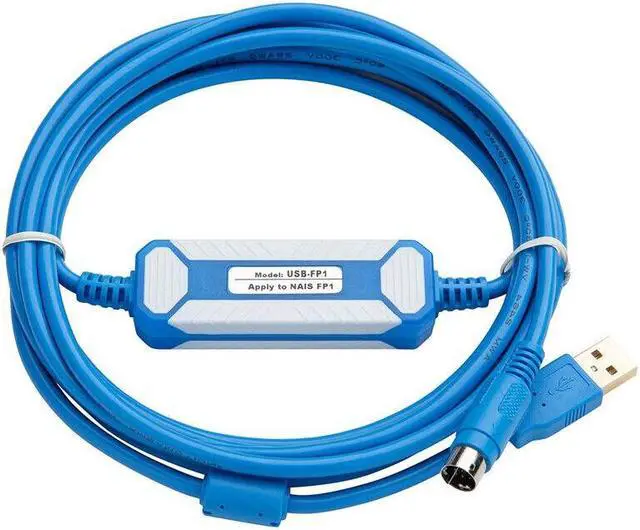 Alt view image 2 of 6 - For Panasonic FP1 series PLC programming cable data cable USB-FP1