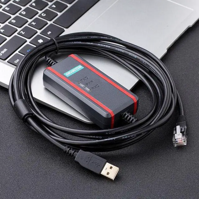 Alt view image 3 of 6 - For KEYENCE PLC programming cable KV KZ series USB-KV+ FTDI chip