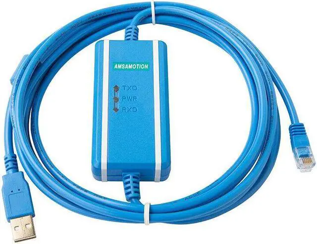 Alt view image 2 of 5 - For KEYENCE KV series PLC isolated programming cable USB-KV+ connector