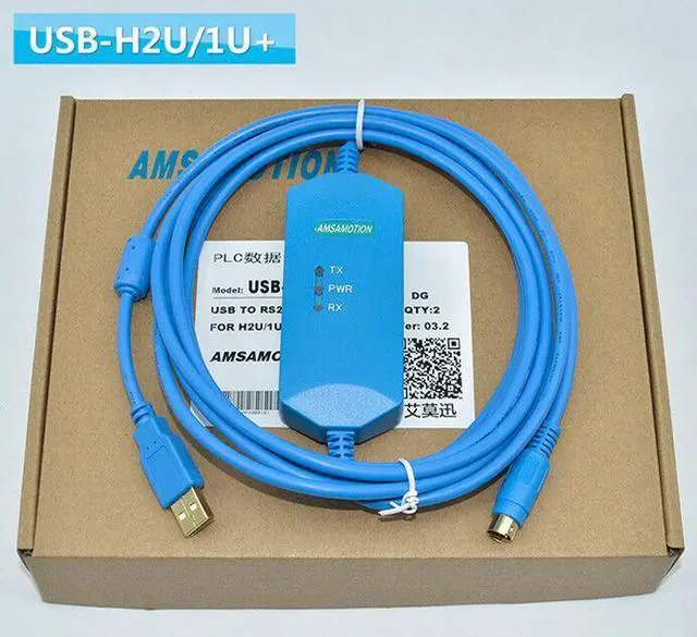 Main image of For Huichuan H0U H1U H2U Series PLC Isolated Programming Cable USB-H1U/2U+