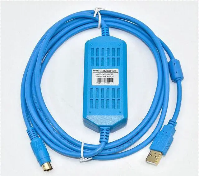 Alt view image 3 of 6 - For Huichuan H0U H1U H2U Series PLC Isolated Programming Cable USB-H1U/2U+
