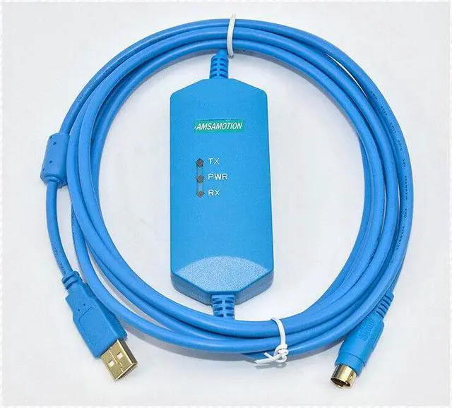Alt view image 2 of 6 - For Huichuan H0U H1U H2U Series PLC Isolated Programming Cable USB-H1U/2U+