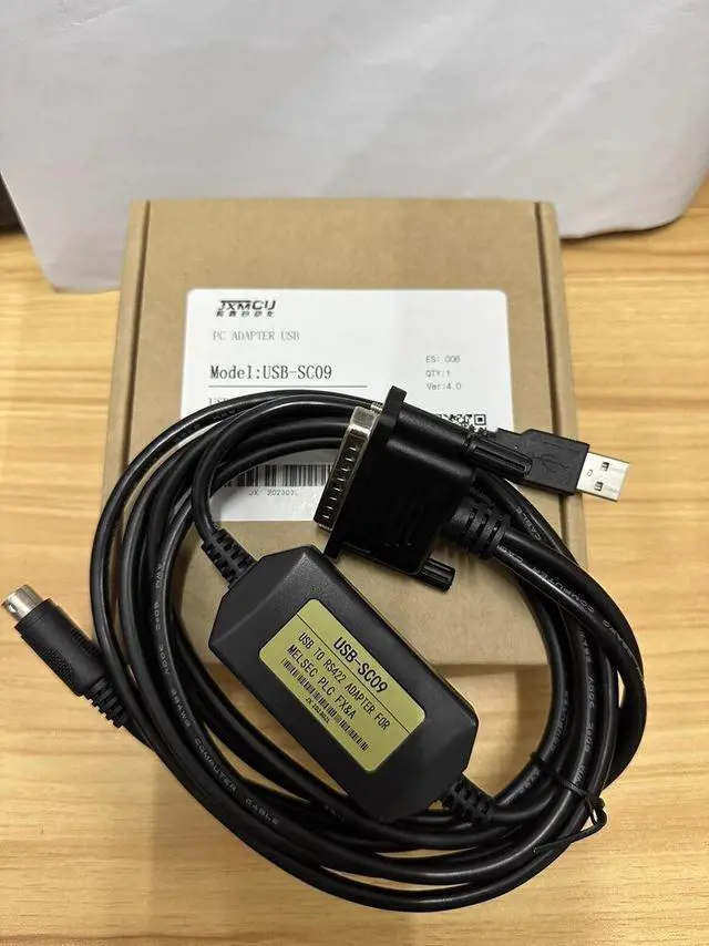 Main image of For Mitsubishi FX1N/FX2N/FX1S/FX3U series PLC programming cable USB-SC09