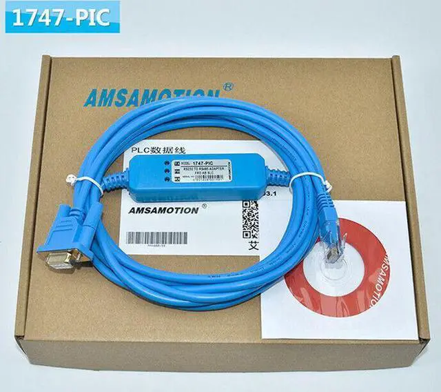 Main image of For AB SLC series PLC programming cable RS232 DH-485 interface 1747-PIC