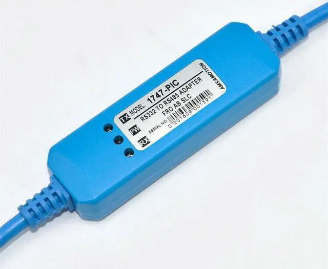 Alt view image 4 of 6 - For AB SLC series PLC programming cable RS232 DH-485 interface 1747-PIC