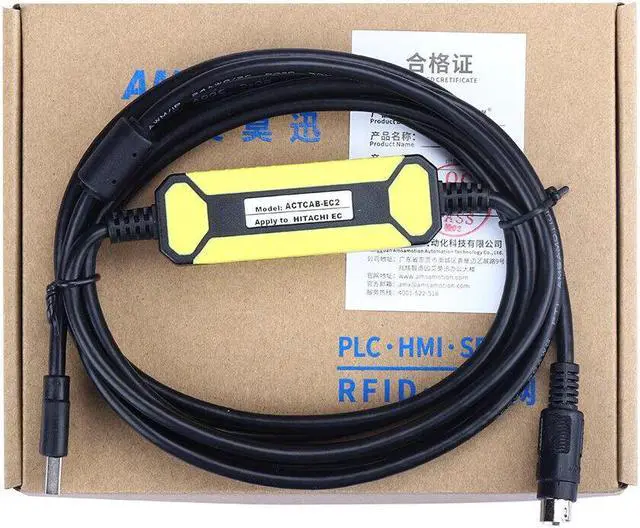 Alt view image 3 of 6 - For Suitable for Hitachi EC Series PLC Debugging Cable Programming Cable ACTCAB-EC2