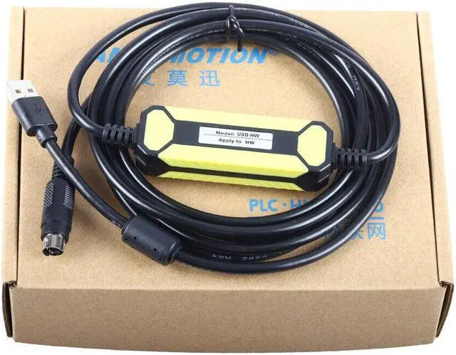 Main image of For HaiWell PLC E/S/H/C/T series programming cable data cable USB-HW