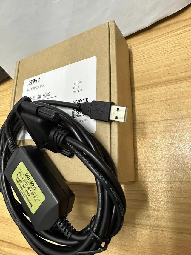 Alt view image 2 of 4 - For Mitsubishi FX1N/FX2N/FX1S/FX3U series PLC programming cable USB-SC09