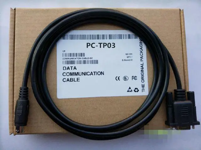 Main image of For 1PC New Taian TP03 series PLC programming cable Download cable PC-TP03 rs232 ser