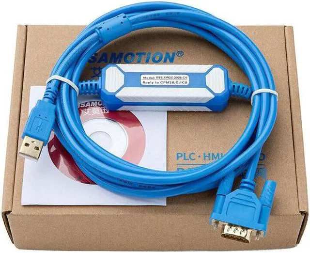 Main image of For OMRON PLC CS CQM1 C200HE programming cable USB-XW2Z-200S-CV