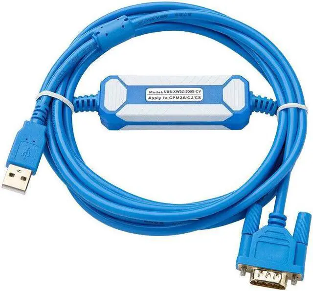 Alt view image 2 of 3 - For OMRON PLC CS CQM1 C200HE programming cable USB-XW2Z-200S-CV