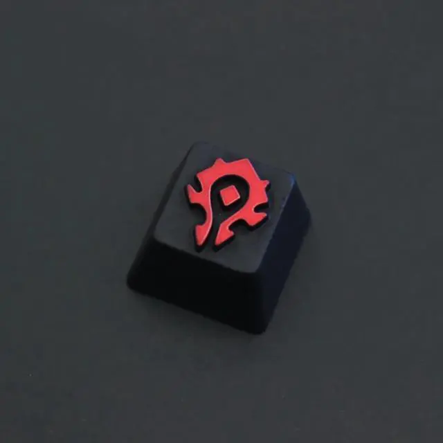Alt view image 3 of 6 - 1pc zinc-plated aluminum alloy key cap for World of Warcraft WOW Mechanical keyboard Stereoscopic relief keycap R4 Height