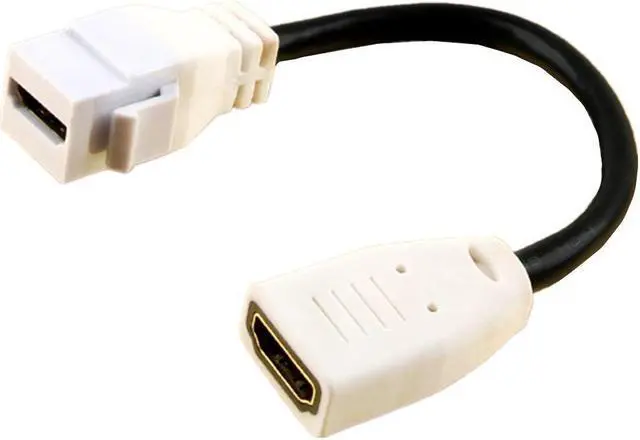 Alt view image 5 of 5 - HDMI socket with cable HDMI Female connector with buckle panel Female cable HDMI wall connector HDMI in-line panel