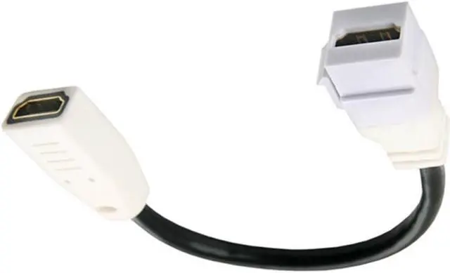 Alt view image 2 of 5 - HDMI socket with cable HDMI Female connector with buckle panel Female cable HDMI wall connector HDMI in-line panel