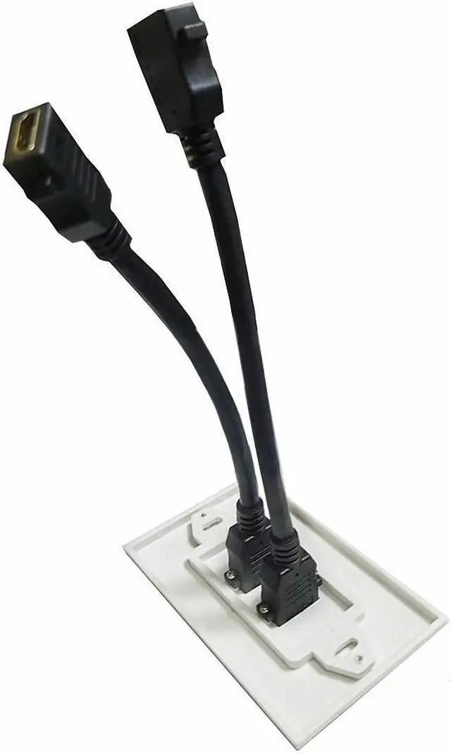 Alt view image 5 of 5 - 8K Version 2.1 48Gbps 60Hz HDMI HD panel wall plug-in welding is suitable for engineering wiring